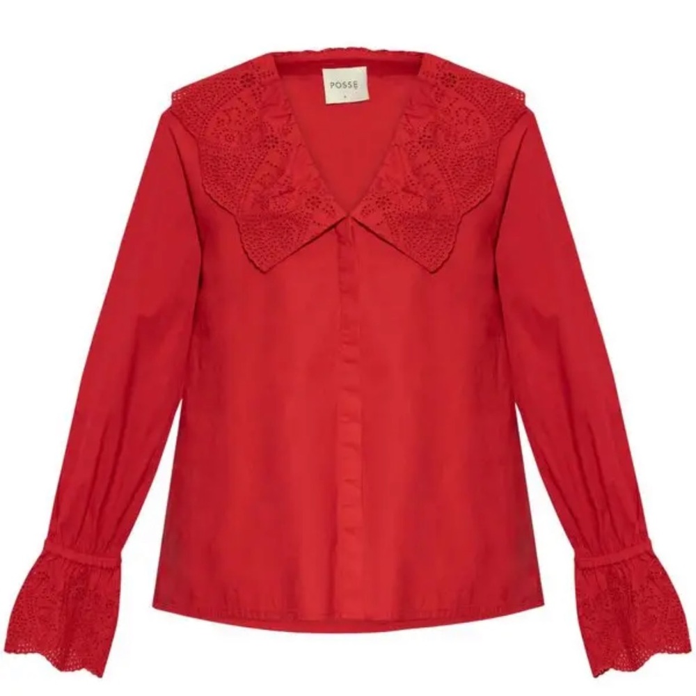 Posse Beryl Top in Ruby - Picture 3 of 11